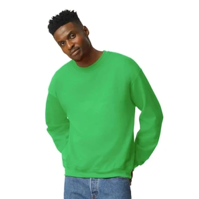 Image of Gildan mensG18000Fleece Crewneck Sweatshirt Long Sleeve Shirt Green XXXL