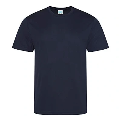 Image of Just Cool Mens Performance Plain T Shirt (5XL) (French Navy)