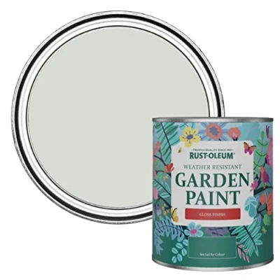 Image of Rust Oleum Grey Mould Resistant Garden Paint In Gloss Finish Winter 750ml
