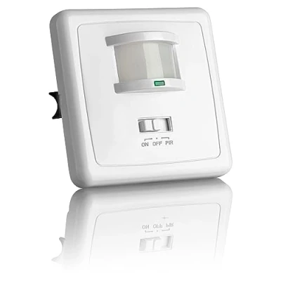 Image of SEBSON PIR Sensor Light Switch Indoor, Wall Flush Mounted, Infrared Motion Sensor, LED suitable, Range max. 9m/160, IP20