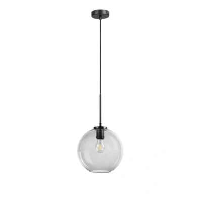 Image of Dyberg Larsen Loop hanging light 25 cm smoke/black