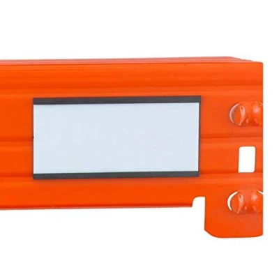 Image of BiGDUG Extra wide Heavy Duty Industrial Racking Label Holders 50mm x 80mm Pack of 100