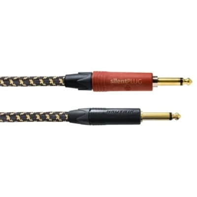 Image of Cordial Guitar Cable Jack Silent Tweed 25th Vintage 3 m