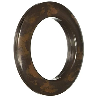 Image of Dritz 1 9/16 Inch Inner Diameter Plastic Curtain Grommets, Pack of 8, Rustic Brown