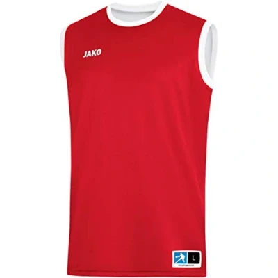 Image of JAKO Men&#039;s Change 2.0 Reversible Jersey, red/White, XXL