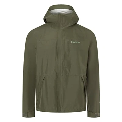 Image of Marmot Men&#039;s Waterproof Gore Tex Jacket, Lightweight Rain Windproof Raincoat, Breathable Windbreaker, Ideal for Running and Hiking, Nori, XL