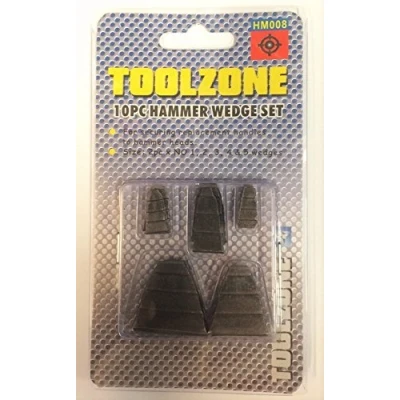 Image of (Pack of 10) Replacement Hammer Shaft Wedges for Replaceing Ball Pein Claw, lump shafts