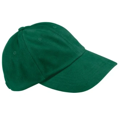 Image of Beechfield Low profile heavy brushed cotton cap in Forest