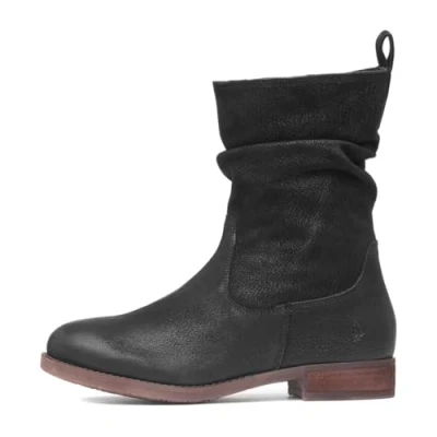 Image of Hush Puppies Women&#039;s Emilia Mid Calf Boot, Black, 5 UK