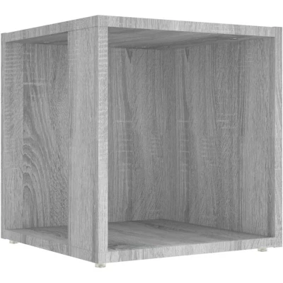 Image of vidaXL Side Table Grey Sonoma 33x33x34.5 cm Engineered Wood