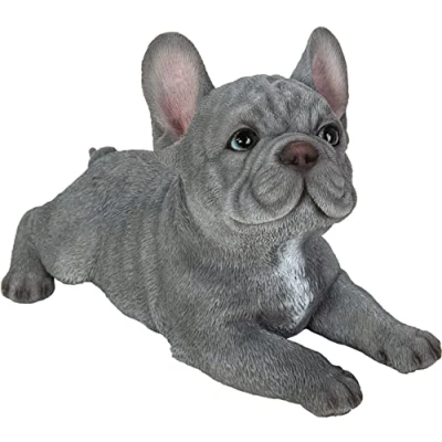 Image of Vivid Arts Laying Puppy Pet Pals (Blue French Bulldog), Length: 21cm (LP )