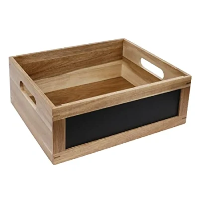 Image of Olympia Display Crate with Chalkboard Side 1/2 Gn 325X265X120mm New Features