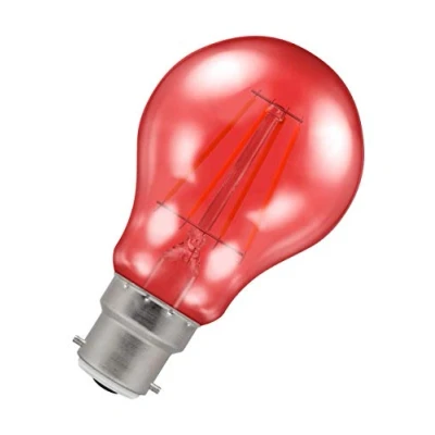 Image of Crompton LED Filament GLS 4.5W Red BC B22d