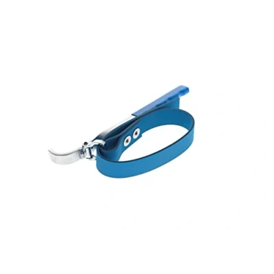 Image of GEDORE Strap wrench, width 25 mm, Extra wide, Ø 140 mm (5 1/2&quot;), Non slip, 220 long, Chrome plated, 36 1