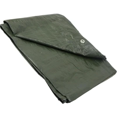Image of GARDENIX All Purpose Tarpaulin, Fabric, Polyethylene (PE), Green 90 g/m², 10m x 12m