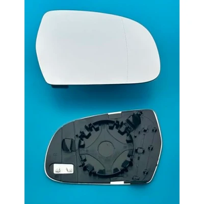 Image of FITS Audi A3 (2010 2012), A4,(2009 2015) or A5 (2012 2016) Clip On Wing Mirror Glass with Heated Base (Wide Angle) Right Hand (UK Driver Side)