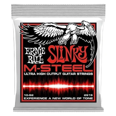 Image of Ernie Ball P02915 Skinny Top Heavy Bottom Slinky M Steel Electric Guitar Strings 10 52 Gauge