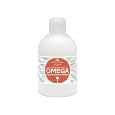 Image of Kallos Rich Regenerating Shampoo with Omega 6 Complex &amp; Macadamia Oil 1000ml, white