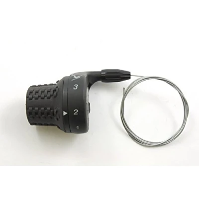 Image of bankrupt_bike_parts 3 SPEED GRIPSHIFT TWISTGRIP BIKE INDEX GEAR SHIFTER LEFT HAND TWIST CHANGER