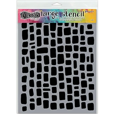 Image of Ranger Sugar Lumps Dylusions Stencil, Synthetic Material, 33.9 x 23.6 0.1 cm, Transparent