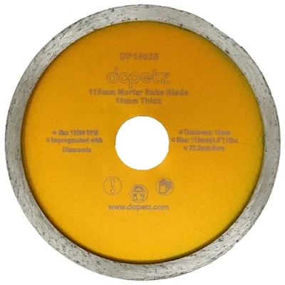Image of Dapetz ® Diamond Cutting Disc Mortar Raking Blade 115mm 4.5&quot; for Angle Grinder, Stone, Concrete, Marble, Granite, Brick, Concrete &amp; Curb