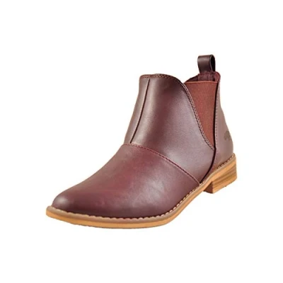 Image of Rocket Dog Women&#039;s Maylon Chelsea Boots, Red (Burgundy), 7 UK