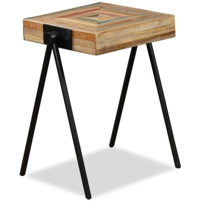 Image of vidaXL Side Table Solid Reclaimed Teak