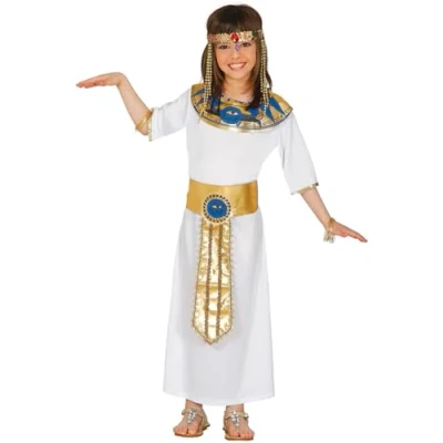 Image of FIESTAS GUIRCA Egyptian Fancy Dress Kids Cloepatra Costume Age 10 12 Years