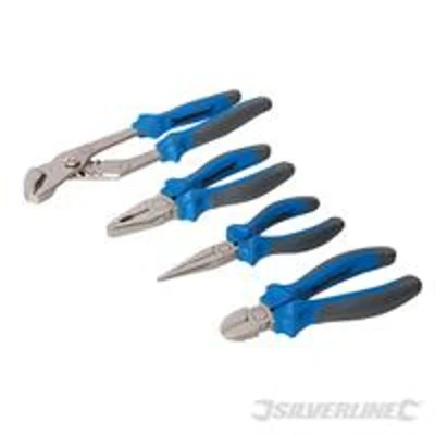 Image of Silverline Expert Pliers Set 4pce