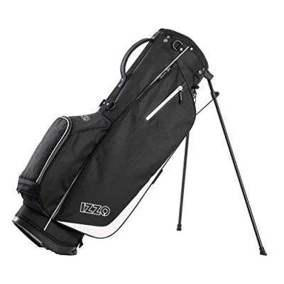 Image of IZZO Ultra Lite Stand Bag, Black,Black/White 3.2 pounds