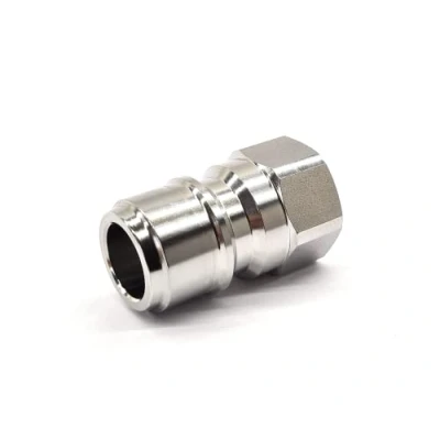Image of Stainless Steel Pressure Washer Jet Wash Quick Release Couplings 3/8&quot; BSP (Male Coupler)