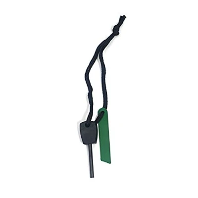 Image of AoE Performance Mini Magnesium Flint Fire Starter Striker Spark Lighter Outdoor Camping Kit (Green)