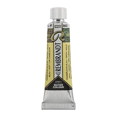 Image of Rembrandt Watercolour Tube 10 ml Chameleon Blue/Green/Gold 863