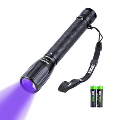 Image of NEXTORCH UV Torch Light Resin lamp Ultraviolet LED for Blacklight Detector Curing Pet Urine Stains Money Checker Bed Bugs (AA Battery 405nm C2)