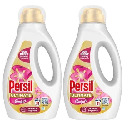 Image of Persil Ultimate Liquid Detergent Outstanding Stain Removal Effective in Quick and Cold Washes with 14 Days of Lasting Freshness 31 Washes, 837ml (Buy 2, Touch Comfort)