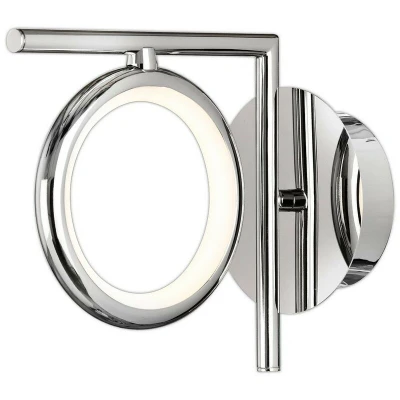 Image of Olimpia Wall Lamp, 8W LED, 3000K, 600lm, IP20, Chrome