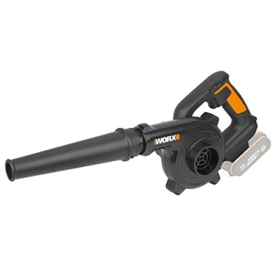 Image of Lightweight Blower 20V Max Worx PowerShare WX094.9 No Battery or Charger Included 3 Speeds, Ergonomic and Powerful Ideal for Workshop Blows