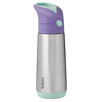 Image of b.box Insulated Drink &amp; Water Bottle Double Wall Stainless Steel Keeps Drinks Cold up to 15hrs, Warm 8hrs 500ml/16.9