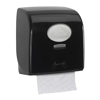 Image of Aquarius, 7956, Slimroll Rolled Hand Towel Dispenser, Black, 1 x Dispenser