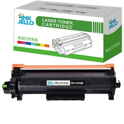 Image of Inkjello TN 2510XL Toner Cartridge Compatible With Brother DCP L2620DW L2627DW L2660DW HL L2400DW L2400DWE L2445DW L2447DW MFC L2800DW L2835DW L2860DW Black (1 Pack)