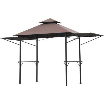 Image of Outsunny 2.5 X 1.5m Bbq Tent Camping Portable Waterproof Picnic Gazebo Marquee Shelter