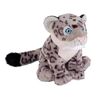Image of Wild Republic Cuddlekins Eco Snow Leopard Cub, Stuffed Animal, 12 Inches, Plush Toy, Fill is Spun Recycled Water Bottles, Friendly