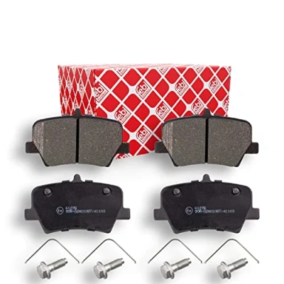 Image of 31471471, 31687033, 32276933, 32276934 Brake pad set FEBI BILSTEIN 16984 Rear Axle with fastening material attachment VOLVO: XC40