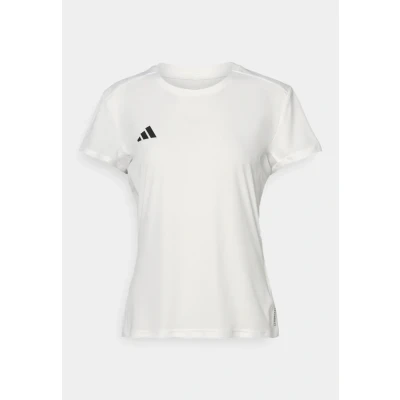 Image of adidas Performance Adizero TEE Sports Tshirt, Women&#039;s, Size: Large, White