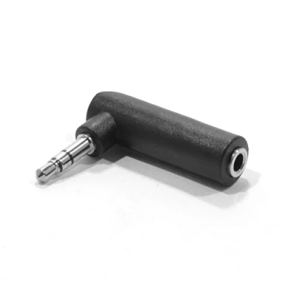 Image of kenable 3.5mm Stereo Jack Socket to Plug Right Angle Adapter