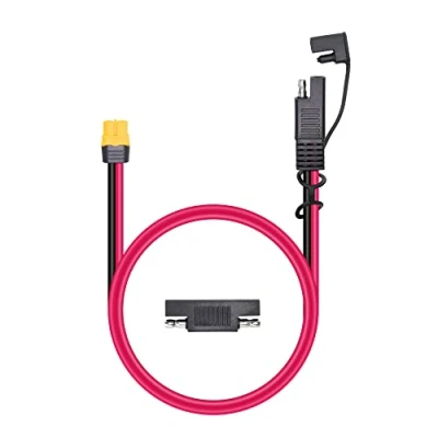 Image of RIIEYOCA SAE to XT60 Connector Adapter,12AWG Cable Solar Panel connect,with Reverse Adapter for Portable Power Station &amp; Generator,1M