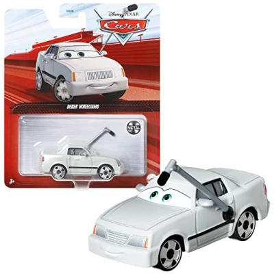 Image of Mattel Selection Vehicles Racing Style Disney Cars Die Cast 1:55 Car, Type: Derek Wheeliams, (CDXV59)