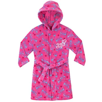 Image of JoJo Siwa Girls Jo Dressing Gown Pink Age 12 to 13 Years