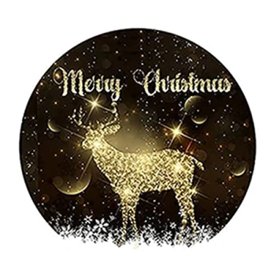 Image of Papa Prints Pack of 48 Christmas Label Stickers (45 mm) Decorations for Cake Boxes, Cards SNP48