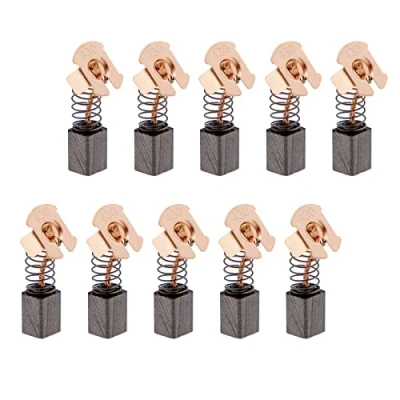 Image of ECSiNG 5 Pairs of CB430 Carbon Brushes 9.8x7.4x6.8mm Electric Motor Replacement Repair Parts for Hand Drill Blower Blender Power Tool Circular Saw Cut Off